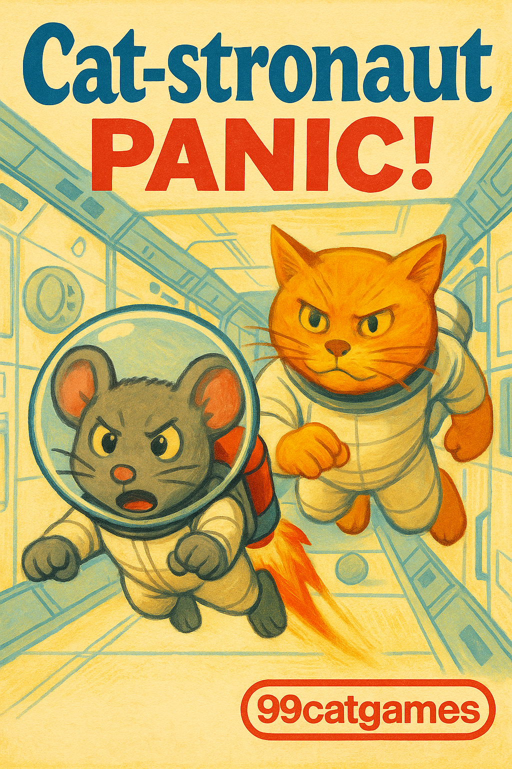 Catstronaut Panic! Boxart